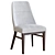 Modern Langston Armless Chair 3D model small image 1