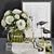Rose Bliss Decor Set 3D model small image 6