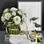 Rose Bliss Decor Set 3D model small image 7