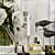 Rose Bliss Decor Set 3D model small image 10