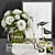 Rose Bliss Decor Set 3D model small image 17