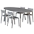 Modern Scandinavian GIDEÅ Table & JANINGE Chairs 3D model small image 4