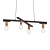 Zeona 4 Light Pendant: Radiant Island Illumination 3D model small image 1