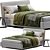 Bonaldo Tonight Bed_vol 02: 3Ds Max + OBJ + Vray + Corona 3D model small image 1