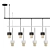 KAN LINEAL: Sleek and Stylish Hanging Lamp 3D model small image 2