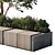 Eco-Friendly Urban Benches with Greenery 3D model small image 5