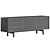 Scandinavian Style TV Stand: Flow by Bolia 3D model small image 5