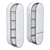 Elio Oval Mirror Cabinet 3D model small image 3