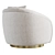 Stylish Curved Armchair 3D model small image 3