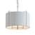 Modern Loft Shade Chandelier 3D model small image 2