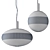 Elegant Pearl Pendant Collection 3D model small image 3