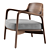 Elegant Porada Louis Armchair 3D model small image 1