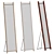 Product Title: Abigail Floor Mirror: Compact, Classic, Contemporary Design 3D model small image 1