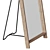 Product Title: Abigail Floor Mirror: Compact, Classic, Contemporary Design 3D model small image 2