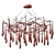 Elegant Crystal Chandelier 3D model small image 3