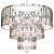 Glamorous 1920s Odeon Chandelier 3D model small image 2