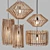 Primitive Pendant Light: Unique Rustic Design 3D model small image 1