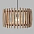 Primitive Pendant Light: Unique Rustic Design 3D model small image 2