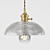 Rustic Glass Pendant Lights: Vintage Charm 3D model small image 2