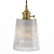 Rustic Glass Pendant Lights: Vintage Charm 3D model small image 9