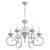 Elegant Odeon Zefiro Pendant Light 3D model small image 1