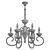 Elegant Odeon Zefiro Pendant Light 3D model small image 2