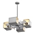 Elegant Rivoli Gitte Chandelier 3D model small image 2