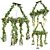 Industrial Rope Island Chandelier 3D model small image 1