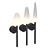 Minimalist LED Wall Lamp: Lampatron ADORA 3D model small image 3