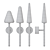 Minimalist LED Wall Lamp: Lampatron ADORA 3D model small image 4