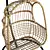 Relax in Style with the Chill Rattan Hanging Chair 3D model small image 5