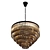 Elegant Crystal Pendant Lamp 3D model small image 7