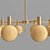 Adjustable G9 Chandelier: Modern Lighting Solution 3D model small image 2