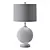 Elegant Glass Antone Table Lamp 3D model small image 3