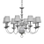 Eichholtz Bourbon Collection Chandelier 3D model small image 2