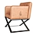 Luxury Bentley Harlow Armchair 3D model small image 3