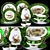 Royal Hunt Porcelain Tableware 3D model small image 1