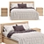 Modern Malm Bed: 2 Colors 3D model small image 3