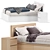 Modern Malm Bed: 2 Colors 3D model small image 4