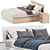 Modern Malm Bed: 2 Colors 3D model small image 5