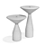 Miniature Coffee Table Duo: Morelato Cino 3D model small image 3