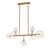 Elegant Delilah Linear Chandelier 3D model small image 1