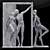 1948 Bob Quinn Figurative Sculptor 3D model small image 2