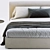 Modern BoConcept Houston Bed 3D model small image 2