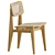 Vintage French Cane Dining Chair 3D model small image 5