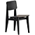 Modern C-Chair Dining Chair 3D model small image 5