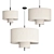 Modern Mergin Chandelier, Various Sizes 3D model small image 3