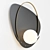 Sleek Clam Flat Modern Lamp 3D model small image 2