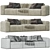 NORR 11RIFF Contemporary Sofa 3D model small image 2