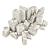 Smooth Stone Block Decor 3D model small image 3